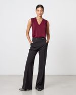 TROUSER CREPE FLARED LEG - Image 3