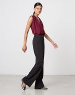 TROUSER CREPE FLARED LEG - Image 5
