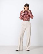 TROUSER CREPE FLARED LEG - Image 7