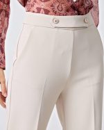 TROUSER CREPE FLARED LEG - Image 8