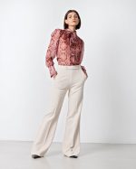 TROUSER CREPE FLARED LEG - Image 11