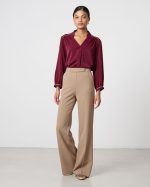 TROUSER CREPE FLARED LEG - Image 18