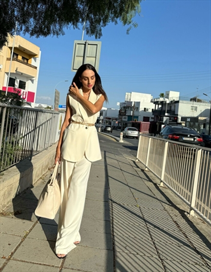 TROUSER WIDE LEG CREPE