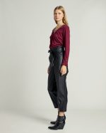 TROUSER BELTED ECO LEATHER - Image 4