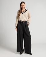 TROUSER KNIT PLEATED