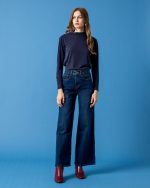 TROUSER JEAN WIDE LEG