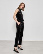 VELVET STRAIGHT LEG TROUSER - Image 5