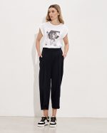 TROUSER CROPPED PLEATED - Image 2