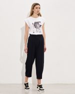 TROUSER CROPPED PLEATED - Image 3