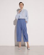 TROUSER CROPPED PLEATED - Image 9