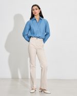 TROUSER COTTON FLARED LEG - Image 3