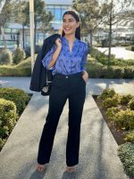 TROUSER COTTON FLARED LEG - Image 9