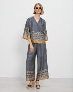 TROUSER SATIN PRINTED