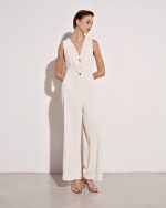JUMPSUIT SLEEVELESS BUTTONS - Image 7