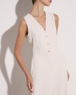 JUMPSUIT SLEEVELESS BUTTONS - Image 8