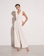 JUMPSUIT SLEEVELESS BUTTONS - Image 12