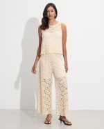 TROUSER CROPPED LACE