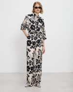 TROUSER FLOWER PRINT