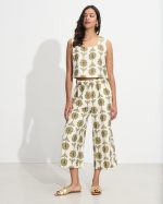 TROUSER CROP PRINTED