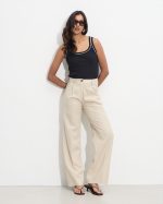 TROUSER LINEN PLEATED