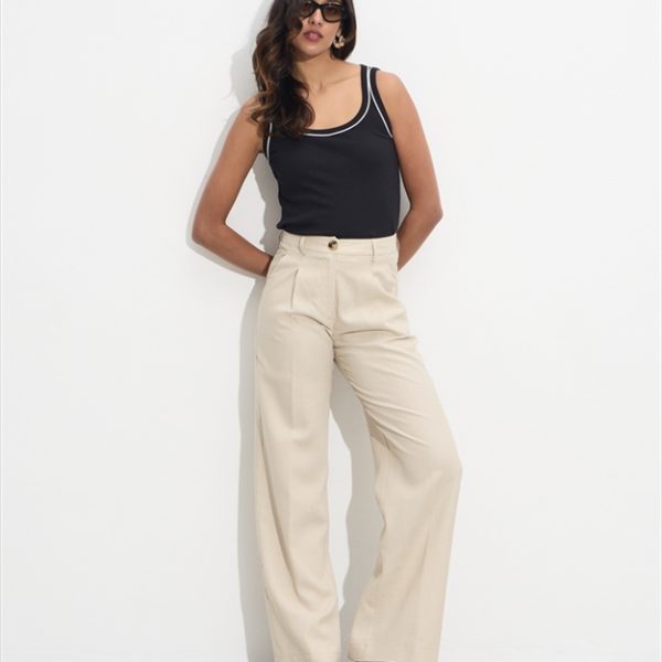 TROUSER LINEN PLEATED