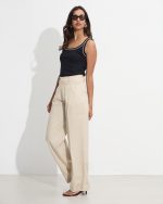 TROUSER LINEN PLEATED - Image 7