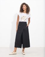 TROUSER CROPPED COTTON
