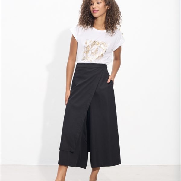 TROUSER CROPPED COTTON