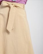LINEN SKIRT WITH VOLAN - Image 2