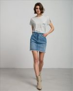JEAN SKIRT SHORT - Image 3
