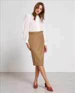 SKIRT PENCIL WITH BELT - Image 6