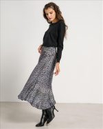 SKIRT MIDI ANIMAL PRINT - Image 3