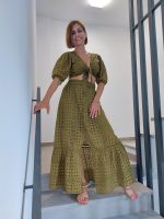 MAXI SKIRT CUT WORK