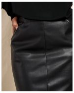 SKIRT ECO LEATHER PENCIL - Image 7