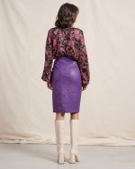 SKIRT ECO LEATHER PENCIL - Image 3