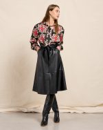 SKIRT A LINE ECO LEATHER - Image 3