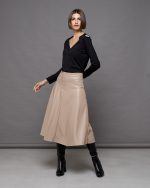 MIDI SWING SKIRT - Image 3