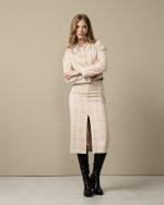MIDI SKIRT PENCIL CHECKERED