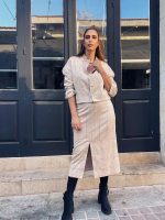 MIDI SKIRT PENCIL CHECKERED - Image 6