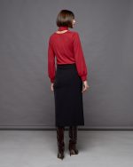MIDI PENCIL LYCRA SKIRT - Image 5