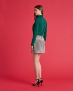MINI PIED DE POULE SKIRT - Image 8