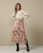 MIDI SKIRT PRINTED
