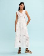 SKIRT LONG CUTWORK