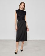 MIDI SKIRT CREPE