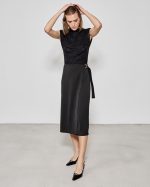 MIDI SKIRT CREPE - Image 3