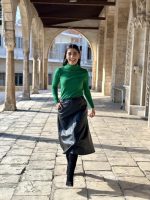 MIDI SKIRT ECO LEATHER - Image 6