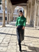 MIDI SKIRT ECO LEATHER - Image 8