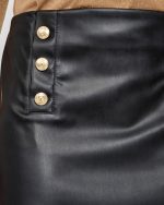 MINI SKIRT ECO LEATHER - Image 3