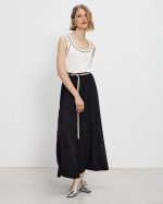 MIDI SKIRT SPLIT OFF LEG - Image 2