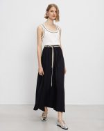 MIDI SKIRT SPLIT OFF LEG - Image 6